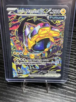 Pokemon TCG S&V Prismatic Evolutions - Iron Hands EX 154/131 SIR - English - Image 1