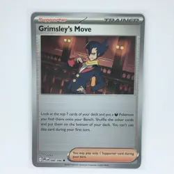 Grimsley's Move 090/094 Reverse Holo Pokemon TCG Phantasmal Flames - Image 1