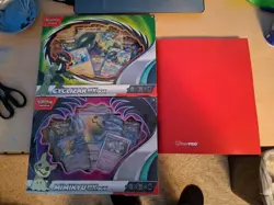 Pokemon Cyclizar & Mimikyu EX Box Empolean V Collection Bundle - Image 1