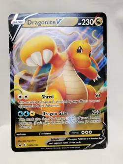 JUMBO Dragonite V SWSH 154 Black Star PROMO Pokemon TCG - Image 1