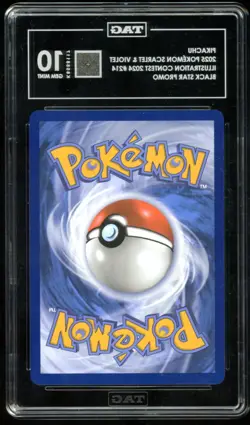 TAG 10 Pikachu #214 Pokemon Illustration Contest 2024 Promo Card GEM Mint PSA - Image 2