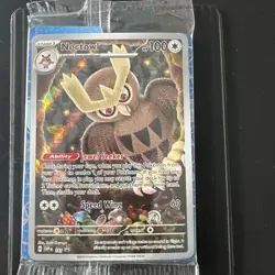 Pokemon TCG Stellar Crown Black Star Promo Noctowl SVP #141 Sealed - Image 1