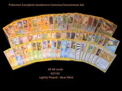Pokemon Complete EX Sandstorm C/U Set All 66 Common & Uncommon Cards LP-NM 27-92 - Image 1