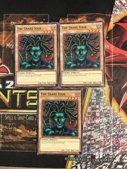 Yu-Gi-Oh! Speed Duel The Snake Hair X3 NM - Image 1