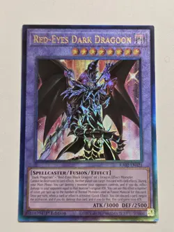 Red-Eyes Dark Dragoon (PUR) RA02-EN021 Prismatic Ultimate Rare Yugioh LP - Image 1