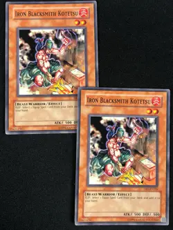 YUGIOH IRON BLACKSMITH KOTETSU DR1-EN226 COMMON X2(NM) - Image 1