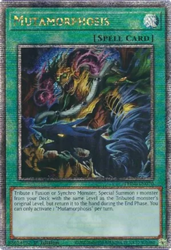 Yugioh! LP Mutamorphosis - PHNI-EN070 - Quarter Century Secret Rare - 1st Editio - Image 1