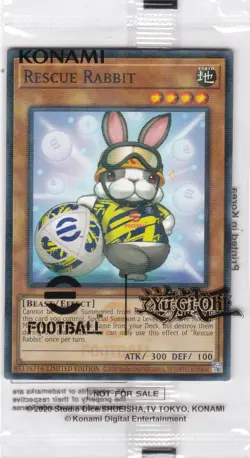 Rescue Rabbit + Neymar Jr - NYCC 2025 eFootball Promo Set - Yugioh OTS SEALED - Image 1