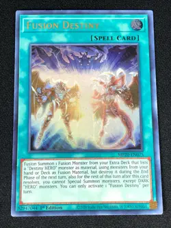 YUGIOH FUSION DESTINY MP20-EN075 1ST ULTRA (NM) - Image 1