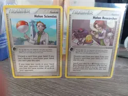 Pokemon - 2x ex Delta Species Trainer Cards - Holon Scientist & Researcher - Image 1