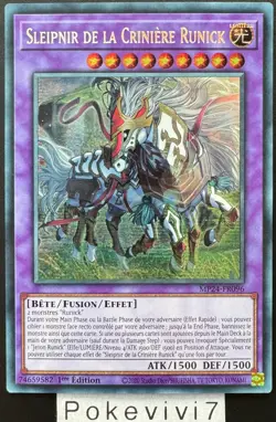 Carte YU-GI-OH! SLEIPNIR DE LA CRINIERE RUNICK MP24-FR096 Secret Rare NEUF - Image 1