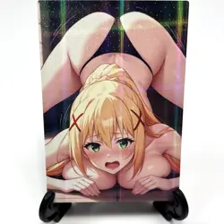 KonoSuba Darkness Sexy Hot Anime Waifu Girl Doujin Lewd Goddess Story Art Card - Image 2