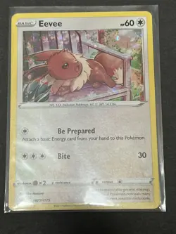 Eevee SWSH175 SWSH: Sword & Shield Promo Card Pokemon Holo - Image 1