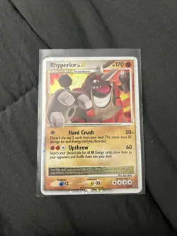 Rhyperior Lv.X DP29 Black Star Promo Holo Ultra Rare Pokemon Card MP - Image 1