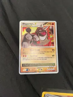 Rhyperior Lv.X DP29 Black Star Promo Holo Ultra Rare Pokemon Card MP - Image 3