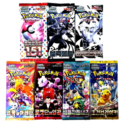 7PACKS Pokemon Card Booster Variety Set Bundle KOREAN 151 Black Bolt White Flare - Image 1