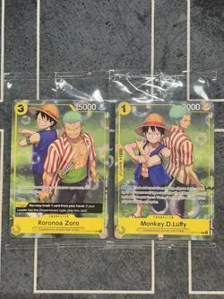 One Piece Card Game One Piece TCG OP-10-111 &113 Promo Mint Sealed - Image 1