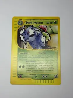 Dark Ivysaur Winner Stamp #6 Pokemon Best Of Game Pokemon Card TCG Clean NM/M - Image 1