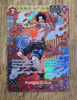 Portgas D. Ace SP One Piece TCG Alternative Art Card OP02-013 English - Image 1