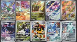 10 Lot Pokemon TCG Chinese Card Art Rare/Character Rare AR/CHR J75 - Image 1