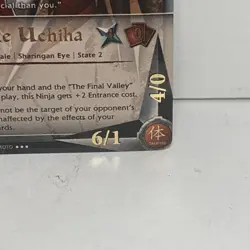 Naruto CCG TCG Vintage 2002 1st Edition Sasuke Uchiha N-289 Super Rare Card LP - Image 4