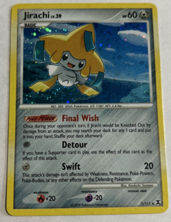Jirachi Lv. 39 7/111 Holo Rare Rising Rivals Pokemon TCG 2009 Card - Image 1