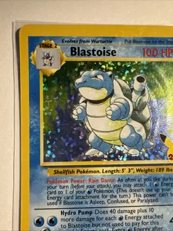 Blastoise Pokemon Card Holo Rare Base Set 2/102 Celebrations NM - Image 2