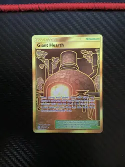 Giant Hearth - 263/236 - Pokemon Cosmic Eclipse Sun & Moon Secret Rare Card NM - Image 1