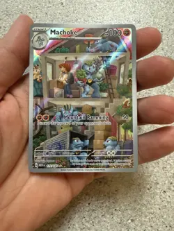 Pokemon TCG Machoke Card 177/165 Scarlet & Violet 151 English. NM PACK FRESH - Image 2