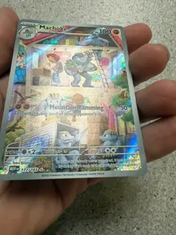 Pokemon TCG Machoke Card 177/165 Scarlet & Violet 151 English. NM PACK FRESH - Image 3