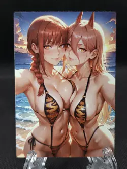 Makima Chainsaw Man Waifu Anime Card - Image 1