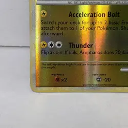 Pokemon Card - Ampharos - HeartGold SoulSilver Reverse Holo 14/123 - NM - Image 5