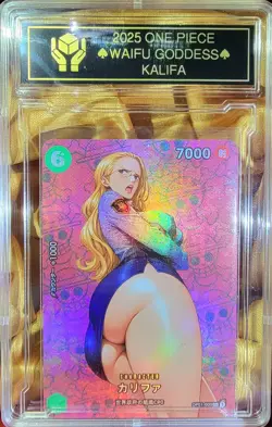 KALIFA One Piece Waifu Goddess CUSTOM CARD Gold/Black Label - Image 1