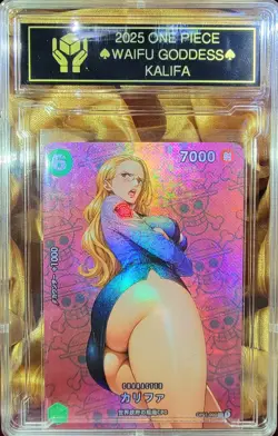 KALIFA One Piece Waifu Goddess CUSTOM CARD Gold/Black Label - Image 2