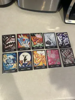 One Piece PRB-02 Japanese DON!! Lot of 10 Cards - Image 1