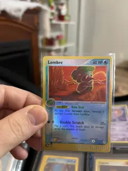 2003 E Series Pokemon Card - Lombre 45/100 - Reverse Holo - Sandstorm - LP - Image 1