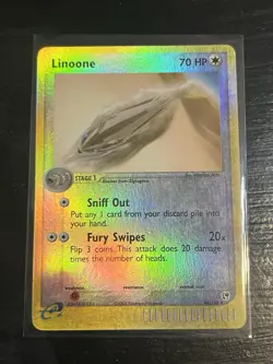 Linoone 44/100 Reverse Holo EX Sandstorm 2003 Pokemon TCG Card - Image 1