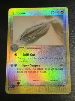 Linoone 44/100 Reverse Holo EX Sandstorm 2003 Pokemon TCG Card - Image 2