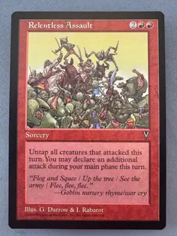 Relentless Assault Visions MTG-Never Played Near Mint+-Vintage Magic - Image 1