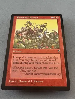 Relentless Assault Visions MTG-Never Played Near Mint+-Vintage Magic - Image 3
