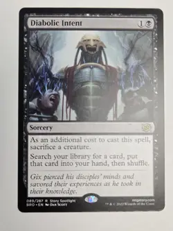 MTG Diabolic Intent The Brothers' War 089/287 Regular Rare - Image 2