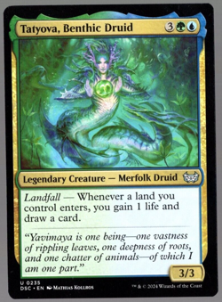 Tatyova, Benthic Druid 0235 Non Foil Uncommon Duskmourn MTG Near Mint - Image 1