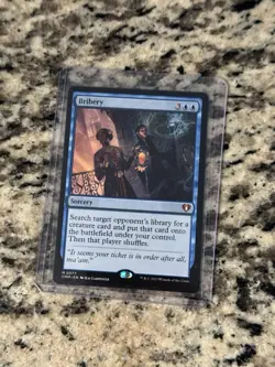 MTG / Bribery / CMM / #77 / Regular / Mythic / NM - Image 1
