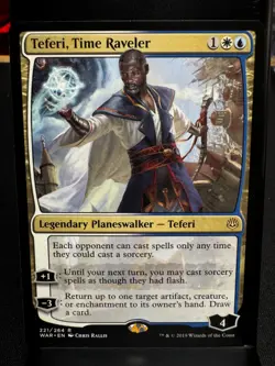 Magic The Gathering - Teferi, Time Raveler | War of the Spark (WAR) #221 - Image 1