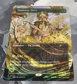 Halo Foil Llanowar Elves MTG Encyclopedia Of Magic Secret Lair - Image 1