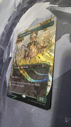 Halo Foil Llanowar Elves MTG Encyclopedia Of Magic Secret Lair - Image 3