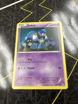 2012 Golett 58/124 - Dragons Exalted - Common - Pokemon Card TCG D2 - Image 1