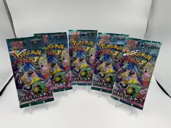 Pokemon TCG Battle Partners Booster Pack Japanese (sv9) Lot of 5 Sealed Packs - Image 1