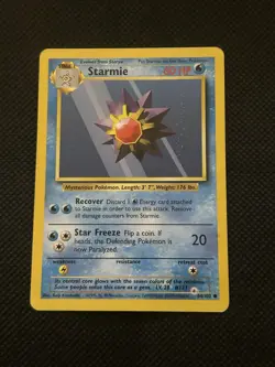 Pokemon Error Misprint Ink Blot Printer Hickey 1999 Starmie Base Set Vintage - Image 2