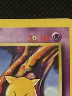 Pokemon Error Misprint Ink Blot Printer Hickey 1999 Abra Base Set WOTC Vintage - Image 1